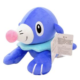 New Cartoon Pokemon Plush Toy Charmander Squirtle Bulbasaur Plush Doll Eevee Mewtwo Jigglypuff Snorlax Plush Toy Children's Gift (Color: Popplio 23cm)