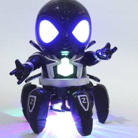 Electric; Intelligent; Six-clawed Robot; Colorful Lights; Music; Singing; Early Childhood Education; Boys And Girls; Darling Educational Toys (Color: Purple)