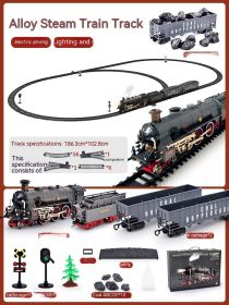 Children's Electric Train Simulation Retro (Option: Style5-6rechargeable battery)