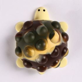 3D Stress Relief Ball Silicone Decompression Toy Turtle Decompression Vent Ball Children's Educational Toys Squeezing Toy (Option: Camouflage)