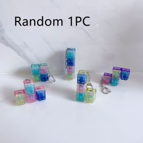 Button Decompression Function Luminous Toy (Option: Five Random One With Lights-Boxed)