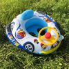 Inflatable Baby Swimming Rings Seat Floating Sun Shade Toddler Swim Circle Fun Pool Bathtub Beach Party Summer Water Toys