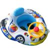 Inflatable Baby Swimming Rings Seat Floating Sun Shade Toddler Swim Circle Fun Pool Bathtub Beach Party Summer Water Toys