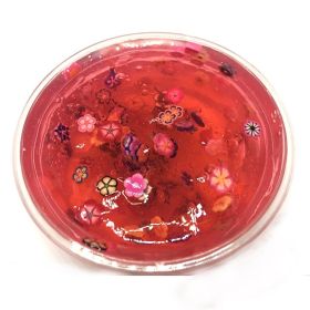 Colored Clay Fruit Puree Fruit Slices Crystal Mud Soft Boxed Pressure Reduction Toy (Option: Red Flowers 60ml)