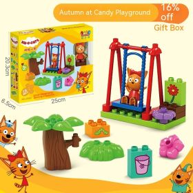 Educational Assembling Puzzle Boys And Girls Play House Toys (Option: JDL2005style)