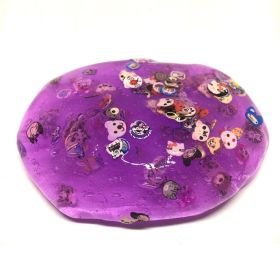 Colored Clay Fruit Puree Fruit Slices Crystal Mud Soft Boxed Pressure Reduction Toy (Option: Purple Animal 60ml)
