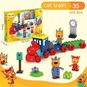 Educational Assembling Puzzle Boys And Girls Play House Toys (Option: JDL2009style)