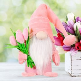 Mother's Day Valentine's Day Doll Mom Birthday Gift Home Show Window Decoration (Option: Tulip Doll Pink)