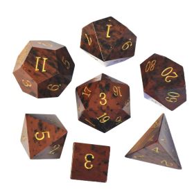 Dice Board Game Casual Game Multi-sided Digital Sieve Seven Tablets Suit (Option: Golden Swan)