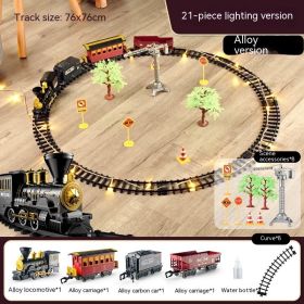 High Speed Rail Parking Lot Children's Small Train Set (Option: 5style-Charging version)