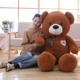 Big Bear Teddy Bear Doll Plush Toys (Option: Dark Brown-190CM)