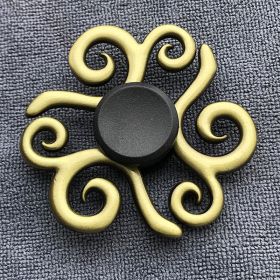 Bronze Alloy Fingertip Gyro Relieving Spinning Top Rotating Hand Spinner (Option: Xiangyun style)