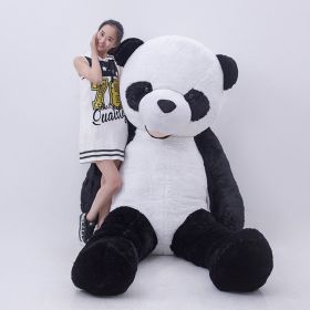 Black And White Panda Leather Phone Case (Option: Black And White-180cm Leather Phone Case)