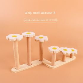 Hamster Two-story Platform Stairs Landscaping Supplies Toys (Option: Daisy Small Ladder B Style)