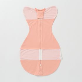 Newborn Swaddling Gro-bag Baby's Blanket Baby Cotton Blanket (Option: Dark Pink-S)