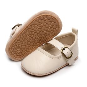 Baby Low-cut Toddler Shoes Simple (Option: Beige-12cm)