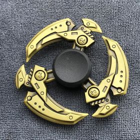 Bronze Alloy Fingertip Gyro Relieving Spinning Top Rotating Hand Spinner (Option: Special forces funds)