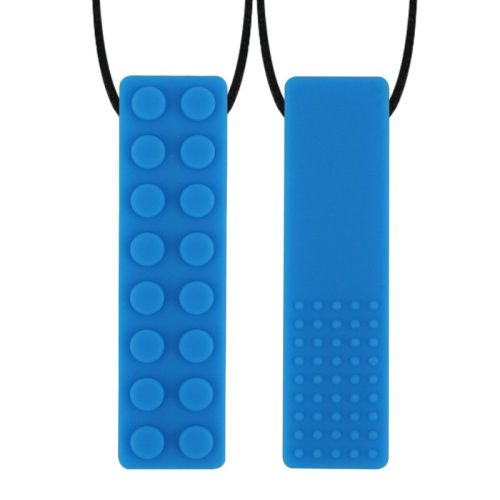 Building Blocks Teether Chewing Pendant Rainbow Teether Baby Teether Stick Self-closing