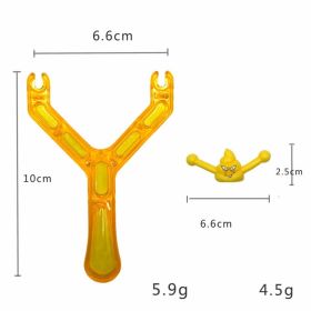Vent Poop Slingshot Poop Launcher Strange Whole People Traditional Nostalgic Children's Toys (Option: Yellow-Slingshot 1)