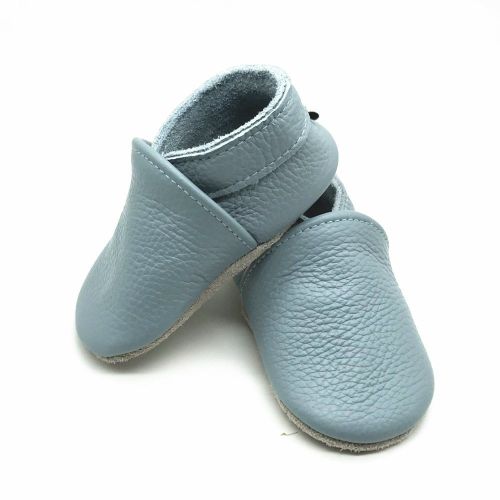 Baby Soft Bottom Solid Color Calf Leather Shoes Toddler Shoes